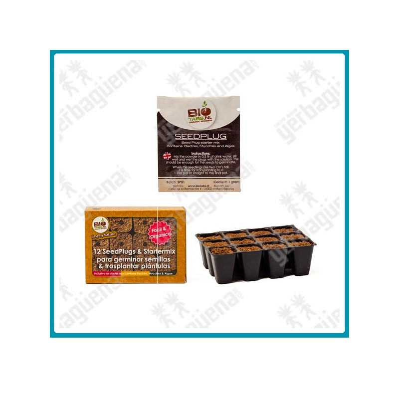 Semillero seedplugs 12 alv. de biotabs Semillero seedplugs 12 alv. de biotabs