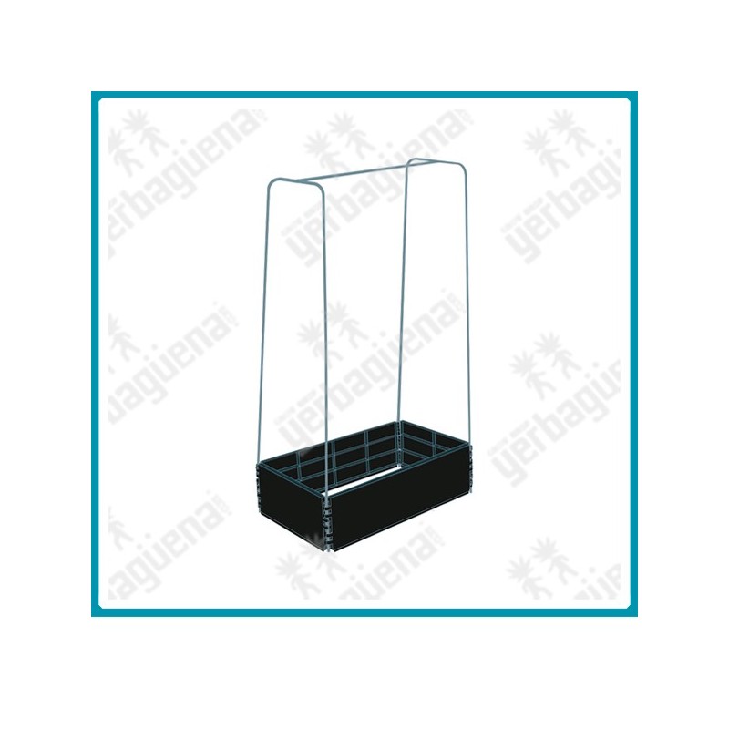 Mini grow bed con estructura metálica y funda plastica. Mini grow bed con estructura metálica y funda plastica.