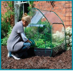 Cubierta plástico pop up para grow bed