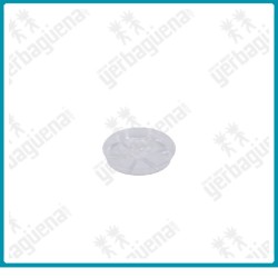 Plato redondo plástico transparente de ø20 cm.