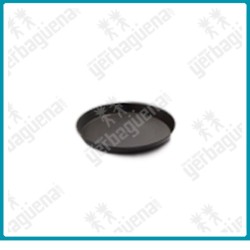 Plato redondo negro 45 Cm.